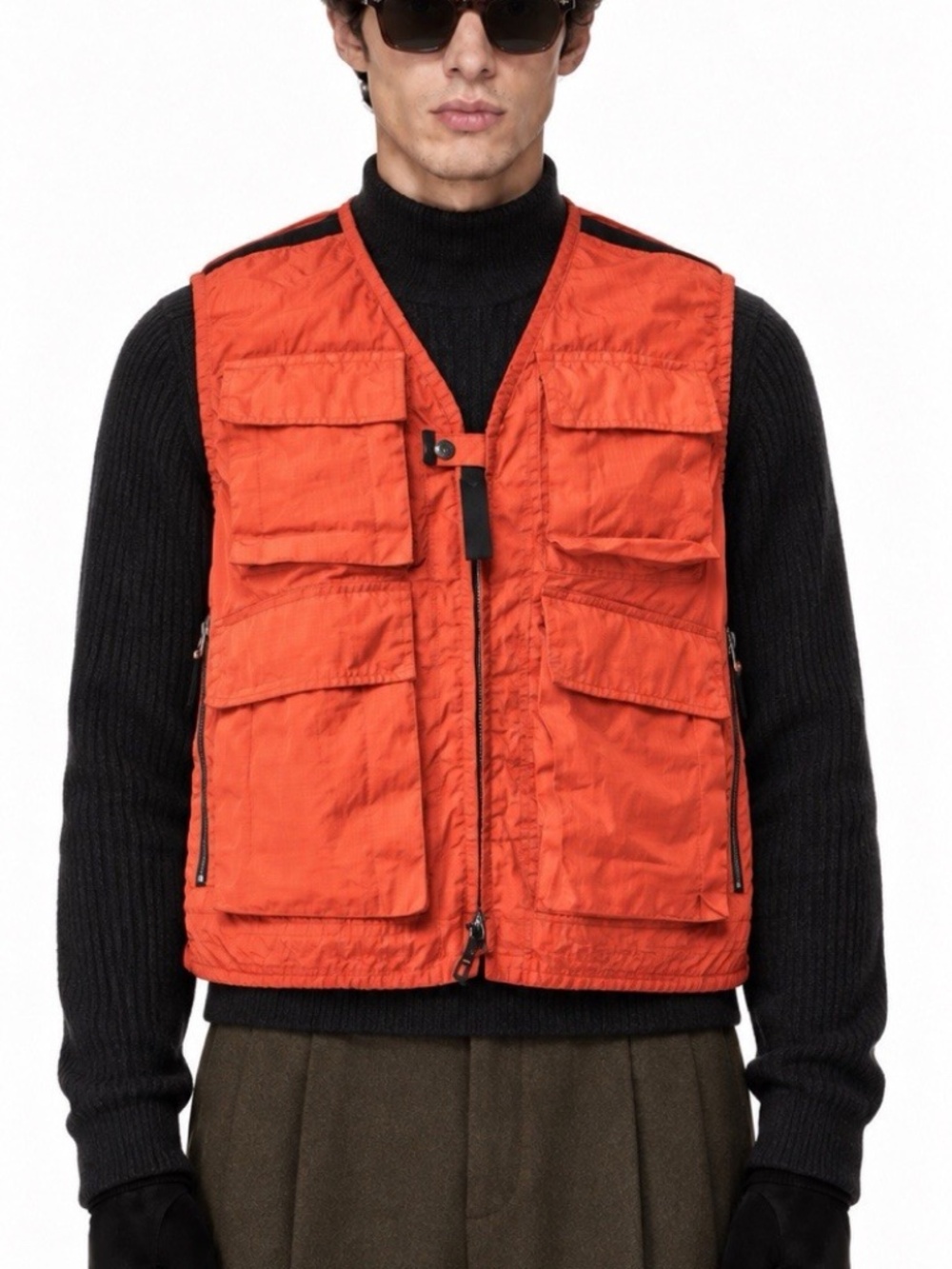 Parajumpers Vest Orange Carrot Daulphin Jacket Men's Sz XL NWT